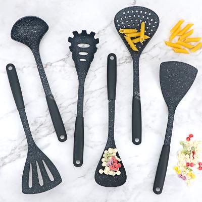 China Sustainable Nylon Kitchen Utensils Set With Holder Silicone Cookware Kitchen Utensil Set for sale