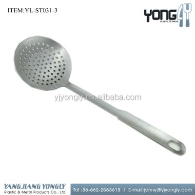 China Disposable Classic Stainless Steel Kitchen Utensil / Skimmer for sale