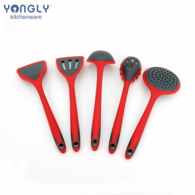 China High Grade 5PCS BPA Free Non-Stick Cookware Sustainable Silicone Kitchen Utensils for sale