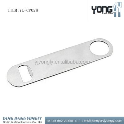 China Durable Stainless Steel Bear Heavy Duty Flat Bottle Opener for sale