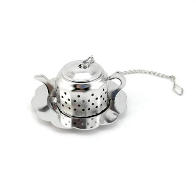 China Viable Infuser Mesh Filter Strainer Loose Leaf Spice Tea Stainless Steel Home Kitchen Accessories for sale