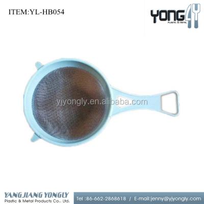 China 2020 Yongly Sustainable Plastic Tea Strainer With Nylon Mesh Fine Mesh Strainer for sale