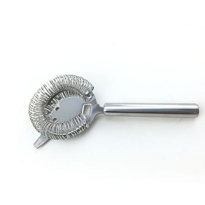 China Disposable Bar Cocktail ss304 Stainless Steel Professional 2-Prong Strainer for sale