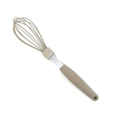 China Sustainable Wholesales Custom Design Private Label Silicone Egg Beater With PS+TPR Handle for sale