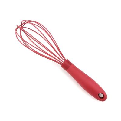 China Sustainable High Quality Egg Tools Silicone Egg Beater / Manual Egg Beater With PP+TPR Handle for sale