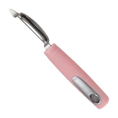 China Viable Hot Selling Nice Experience PP+ABS Amazon Handle Fruit Vegetable Black Plastic Potato Peeler for sale