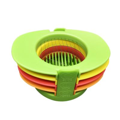 China Viable 4 in 1 Stainless Steel Egg Cutter Wire Slicer for Egg and Strawberry for sale