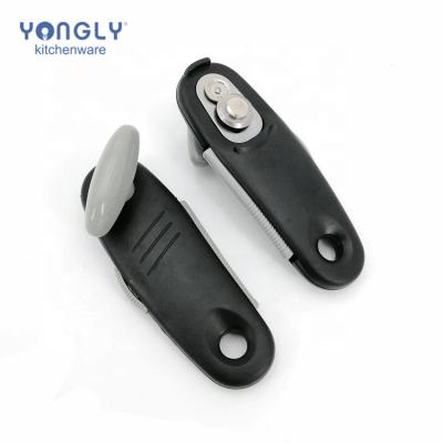 China Sustainable Professional Ergonomic Manual Can Opener Side Cut Stainless Steel Manual Can Opener for sale