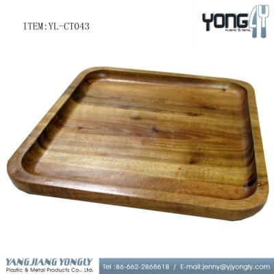 China Large Sustainable Food and Pastry Serving Tray Wooden Cutting Board for sale