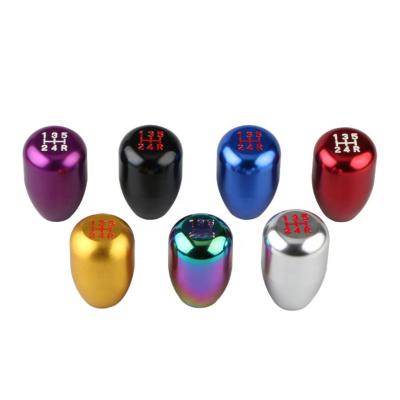 China Universal Safety Car Jdm Manual Shift Knob Aluminum Alloy 5 Speed ​​Customize Logo Gear Shifter Shift Knob for sale