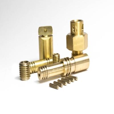 China Mini Precision Brass Aluminum Stainless Parts Service Custom CNC Steel Turning Machining for sale