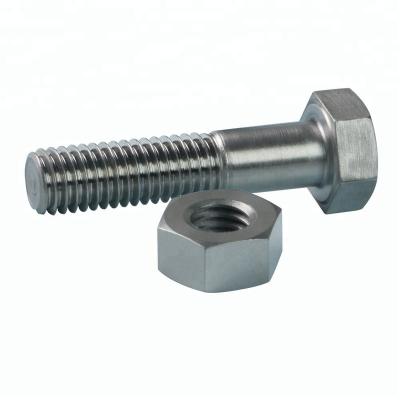 China Hex Head China Stainless Steel Bolt Nut, Stud 12mm Galvanized Anti Theft Decorative Price Bolt And Nut Fastener for sale