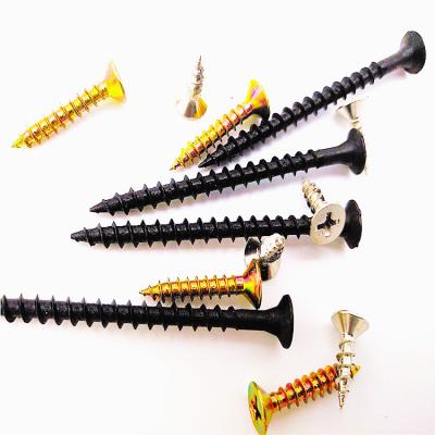 China Pan Double Chipboard Screws Self Tapping Stainless Steel Cross Recessed Wood Countersunk Head Screws for sale