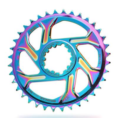 China Strong Rainbow Aluminum Alloy Cycle Chain Rings Chain Wheel 30/32/34/36/38T Sprocket for sale