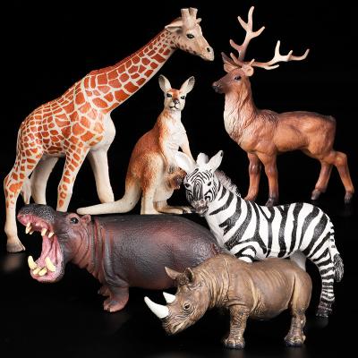 China 2022 hot selling mini realistic Amazon lifelik toys PVC action figures wild animal wild animals toys for children for sale