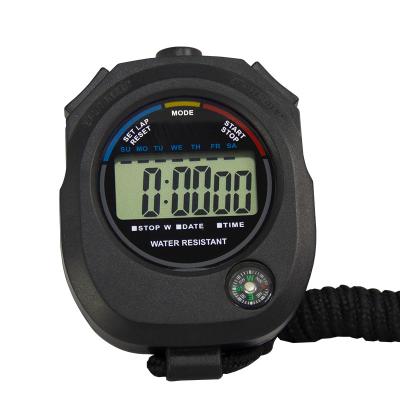 China ABS EMAF Digital Compass Sports Chronograph Stopwatch Time Week 0.01 Accuracy Stopwatch Waterproof Stopwatch for sale