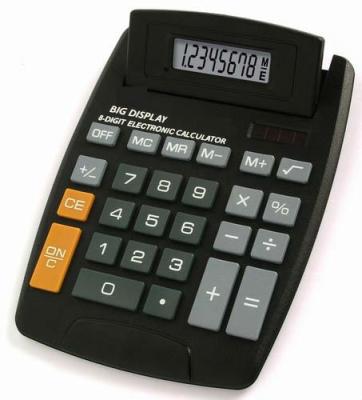 China Cheap Promotional 8 Digit Power Calculator OEM School Office Dual Purpose Calculator With Solar for sale