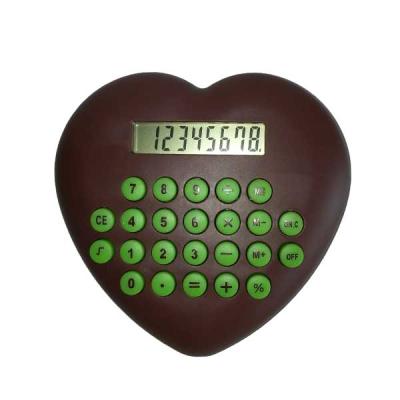 China EMAF promotion calculator 8 digits calculator EMAF heart shape general purpose cute table digital calculator for sale