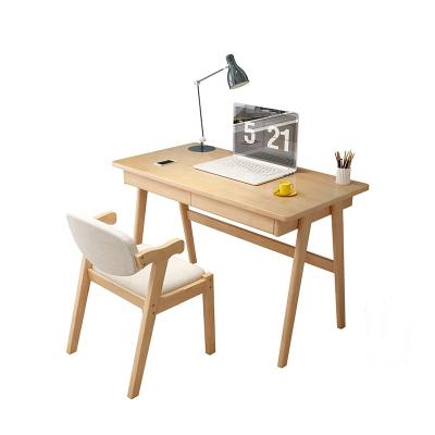 China Wholesale EUROPEAN Nordic Simple Wooden Children Writing Learning Desk And Chair Set Study Table For Kid Children for sale