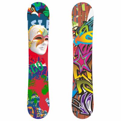 China Poplar Wood+Fiberglass+ABS Winter Sport Customize Adult Freestyle Snowboard Good Quality for sale