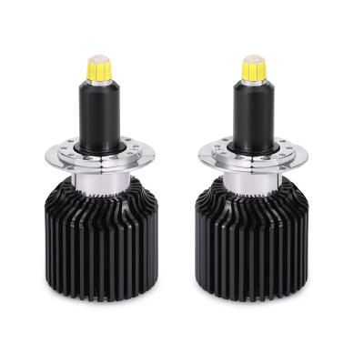 China New copper + aluminum auto lighting system led headlight h7 bus h1 fanless headlight H7 H11 led for car h7 headlight for sale