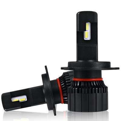 China Newest 6063 Aluminum Fan Cooling High Lumen H7 12000 Lumen Led 880 H11 H4 H1 9006 Car H7 Led Headlights for sale