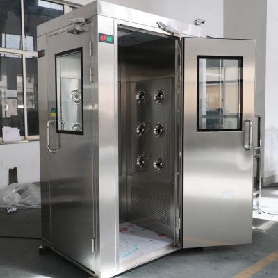 China Cleanroom Industry /dust free home corner type air shower medical and health cheap corner shower air shower for sale