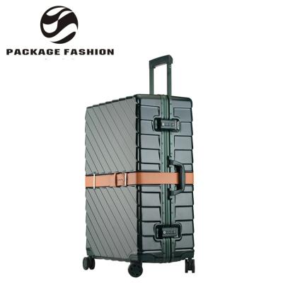 China Travel Bottom Custom Processing Hot Selling ABS PC Trolley Case Travel Suitcases Luggage Foil for sale