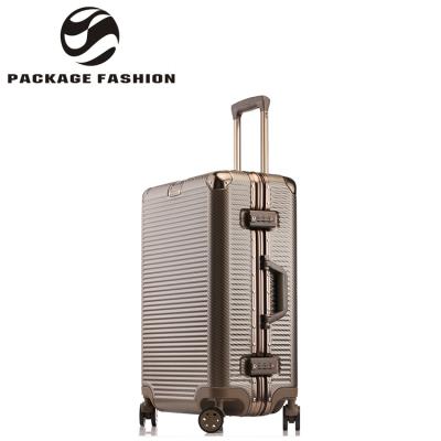 China Travel Decorative Luggage Box ABS Pull Rod ABS Material Custom Processing Weaving Aluminum Set Porter-ONS ABS+PC for sale