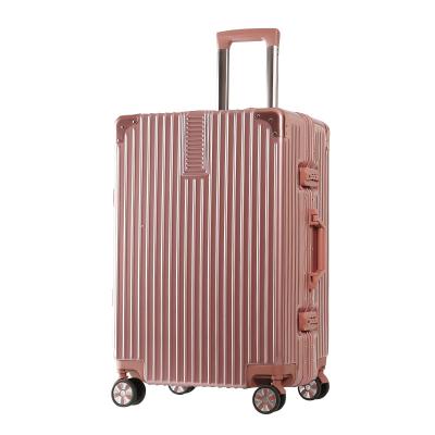 China High-end custom made luggage trolley bag fashion travel bag set modern travel bag hand luggage for sale