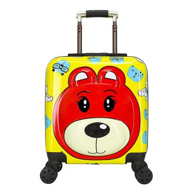 China ABS Kids Carry On Luggage And Hard Shell Travel Cartoon Suitcase Custom Big Deal Discount for sale