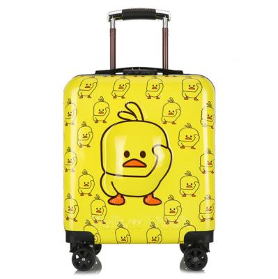 China Lovely ABS children's luggage discount custom processing children's carry-on and hard shell travel cartoon bags for sale