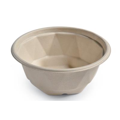 China water & RTS-053 Oil Resistance Sugar Cane Bagasse 3 Compartment Biodegradable Disposable Food Bowl With Lid for sale