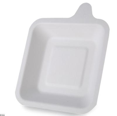 China water & NSP110 Oil Resistance Compostable Biodegradable Sugarcane Bagasse Dish Set Microwave Safe Disposable Takeout Dish for sale