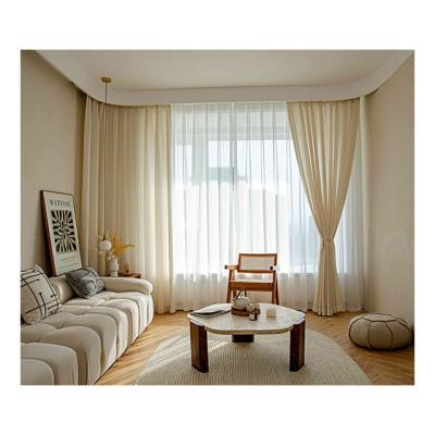 China Free Sample Nordic Factory Wholesale Good Quality Simplicity Living Room Bedroom Blackout Curtain Directly for sale