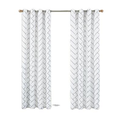 China Blackout USA Outdoor Waterproof Fabric Nordic Imitation Brick Printing Bathroom Shower Bedroom Living Room Waterproof Curtain for sale