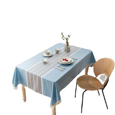 China Waterproof border for Nordic simple net red waterproof oil proof Non-washing floral tablecloth coffee table book tablecloth for sale