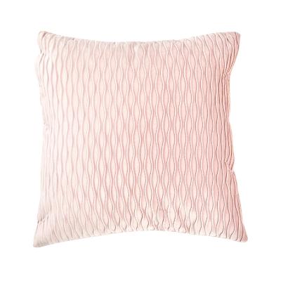 China New solid color hotel hug pillowcase modern simple INS wind pillowcase velvet craft pillow cover does not contain pillow core for sale