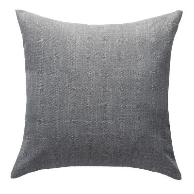 China Hotel Customized Wholesale Nordic Wind Thickened Sofa Pillow Case Solid Color Headrest Pillow Canvas Washed Cushion Washed Car Pillow for sale