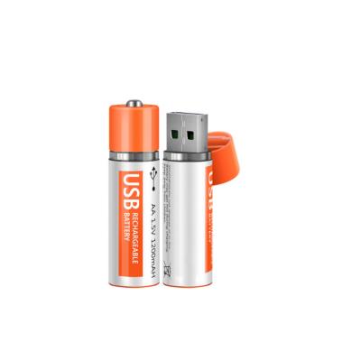 Chine New Launch portable 1.5v 1000mWh lithium ion triple A size AAA usb rechargeable battery à vendre