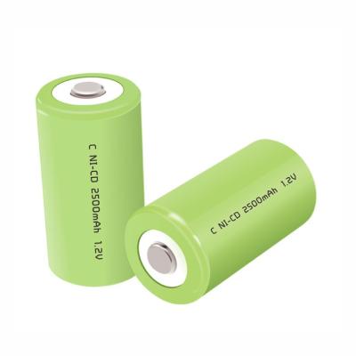 China Hot Sales Hight Rate C Rechargeable 2500MAH 4000mah 4500mAh 5000mah NiMH 1.2V Battery en venta