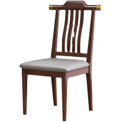 China New Retro Design Adjustable Chinese Simple Backrest Sedentary Dining Furniture (Others) Dining Chair for sale