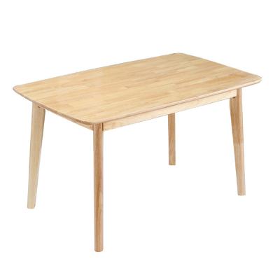 China (Other) Wholesale Adjustable Solid Wood Household Furniture Small Rectangular Scandinavian Dining Table for sale