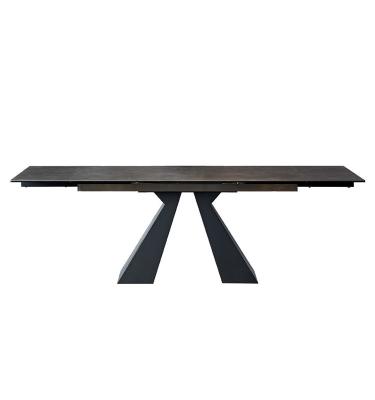 China (Other) Italian Minimalist Furniture Cost Effective Large Size Retractable Dining Retractable Stone Dining Table for sale