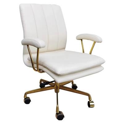 China Book Office Chair Adjustable Luxury Comfortable Seat Lift Metal Computer Chair Home Executive Office Chair Rotary High End Leather Chair for sale