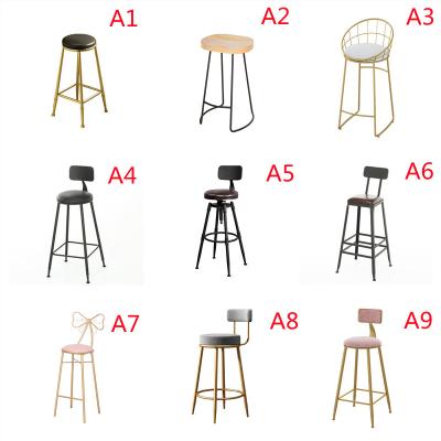 China Modern hot sale modern simple bar bar chairs cafe umpire chairs restaurant leisure chairs bar stool for sale