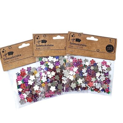 China Export Quality Safe And Nontoxic Stickers Colored Flower Stickers Customized Rhinestone Stickers Color Card+acrylic Paper CHENYUE CYR-023 CN; ZHE for sale