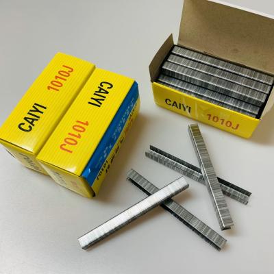 China BRAD Caiyi Factory 20 Gauge Galvanized Steel u Type Nail 10J 53series 4-22mm Staples For Staple Gun for sale