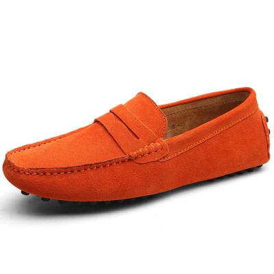 China Fashion Trend Promotional Price Guaranteed Quality Mens Cow Suede Leather Loafer Shoes for sale