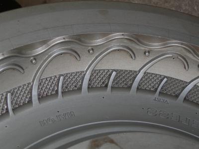 China custom CNC machining Tyre Mold for Motorized Pedal / Motorcycle for sale